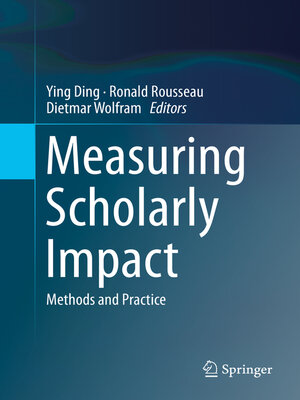 cover image of Measuring Scholarly Impact